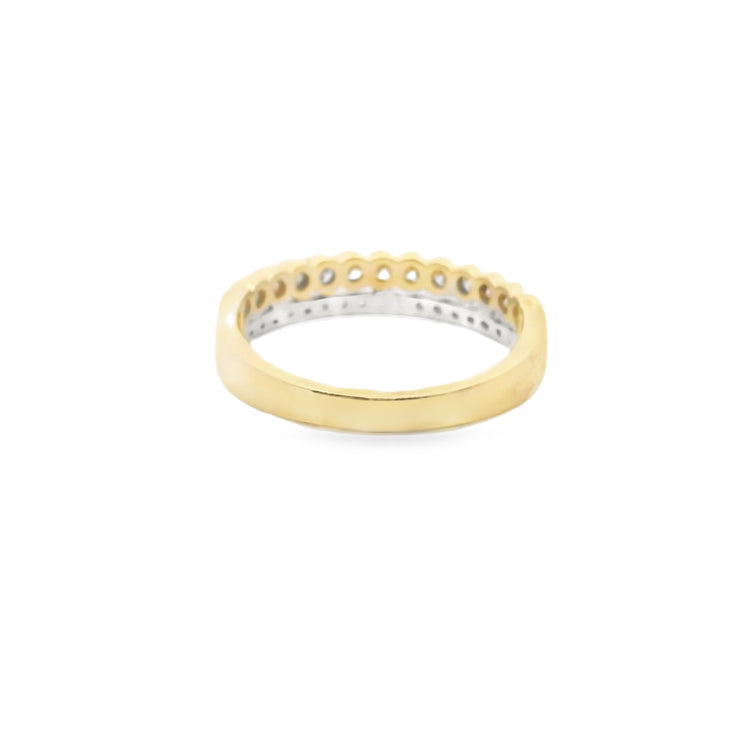 Double Row Diamond Band