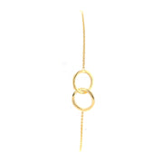 Interlocking Circles Charm Bracelet