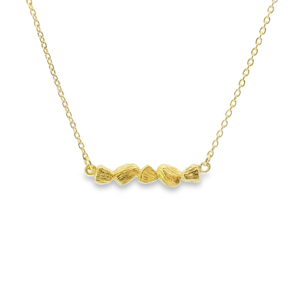 Vermeil Nugget Necklace