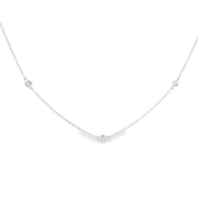 Lab Grown Diamond Station Necklace