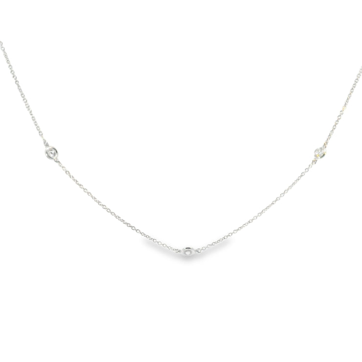 Lab Grown Diamond Station Necklace