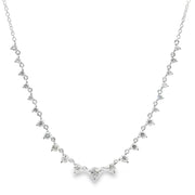 Graduated Diamond 1/2 Tennis Necklace