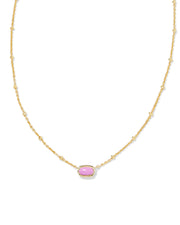 Kendra Scott Mini Elisa Fuchsia Magnesite Necklace