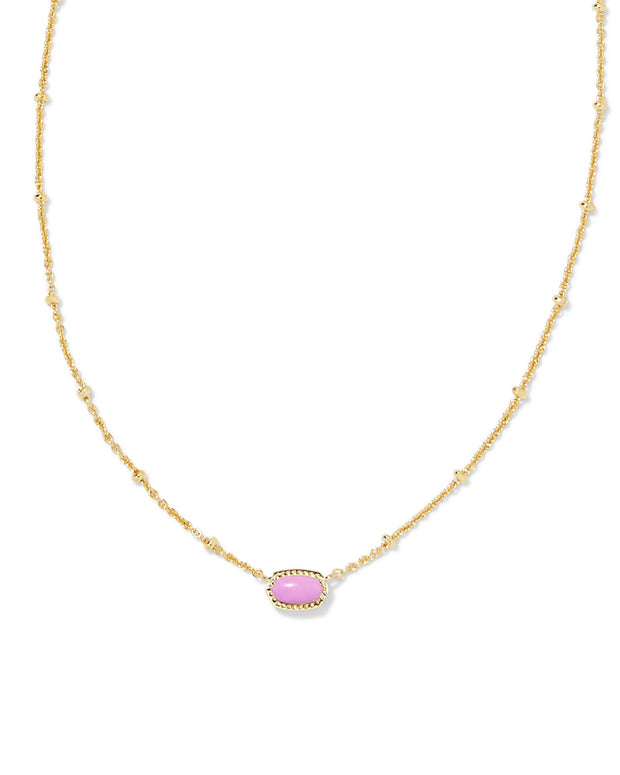 Kendra Scott Mini Elisa Fuchsia Magnesite Necklace