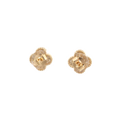 Diamond Pave Clover Studs