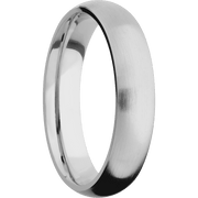 14K White Gold + Satin Finish
