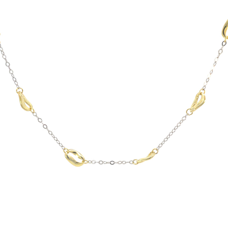 Jorge Revilla Bean Collection Two Tone Necklace