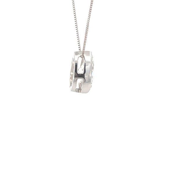 Lab Grown Pear Diamond Solitaire Necklace