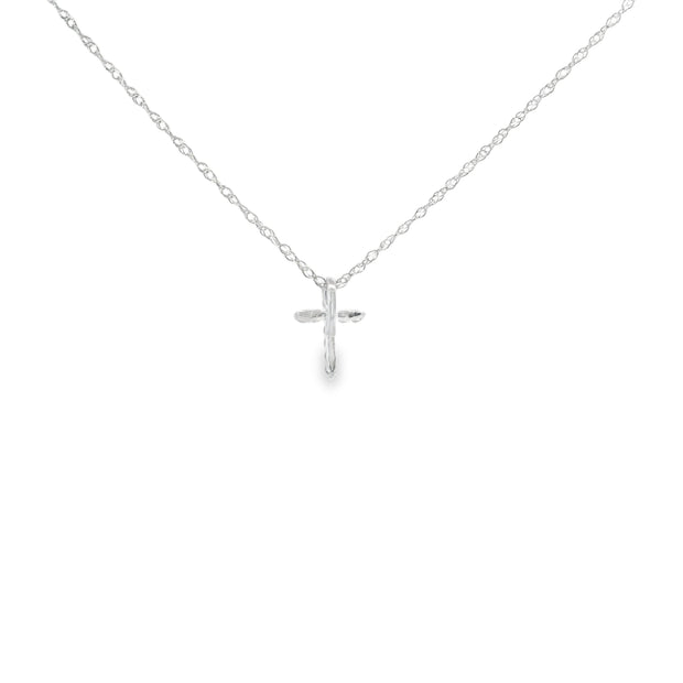 Petite Cross Diamond Pendant