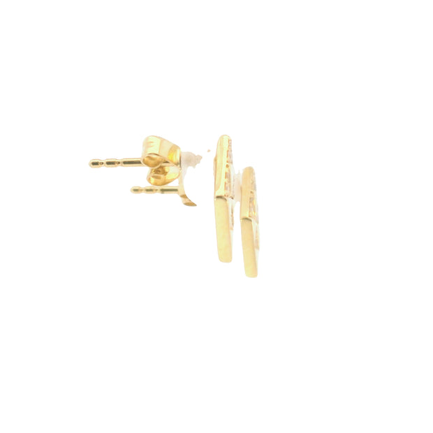 Diamond Geometric Studs