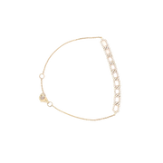Yellow Gold Diamond Chain Bracelet