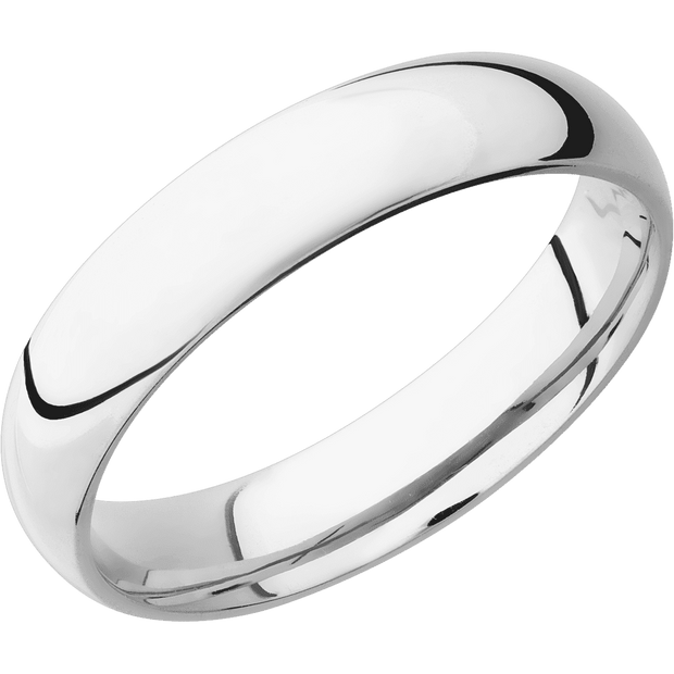 14K White Gold + Polish Finish