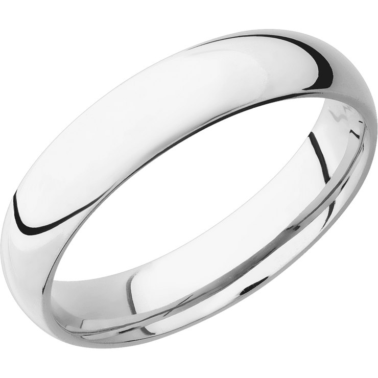 14K White Gold + Polish Finish