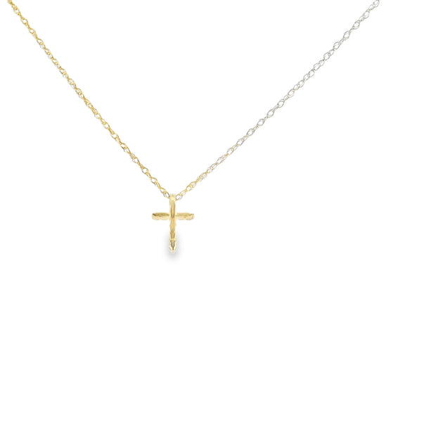 Petite Cross Diamond Pendant
