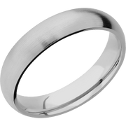 14K White Gold + Satin Finish
