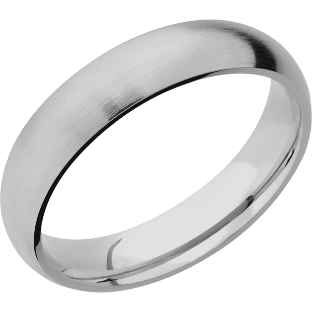 14K White Gold + Satin Finish