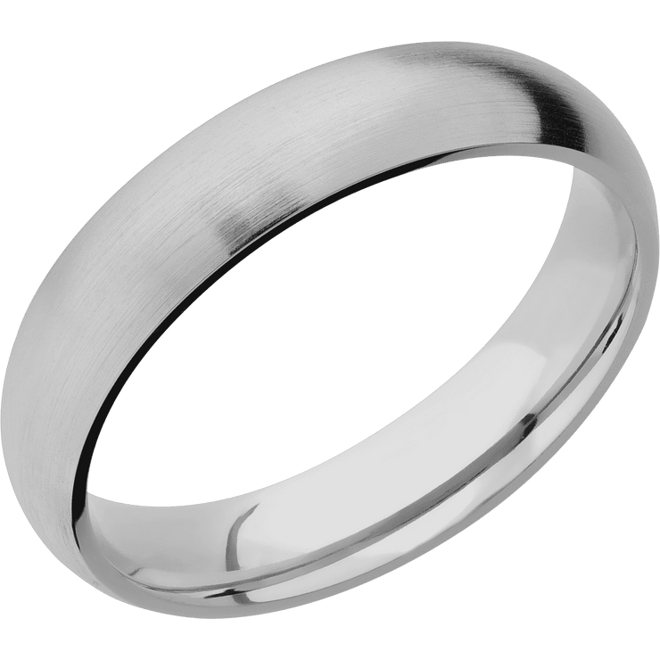 14K White Gold + Satin Finish