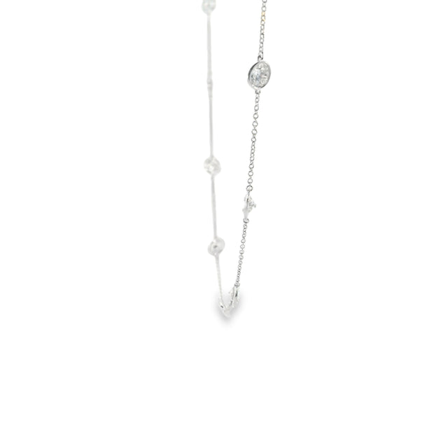 Lab Grown Diamond Station Necklace
