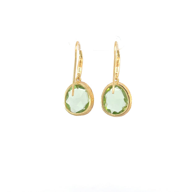 Jorge Revilla Shade Green Amethyst Earrings