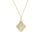 Diamond Clover Pendant
