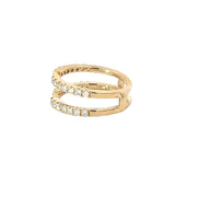 Yellow Gold Diamond Jacket Band