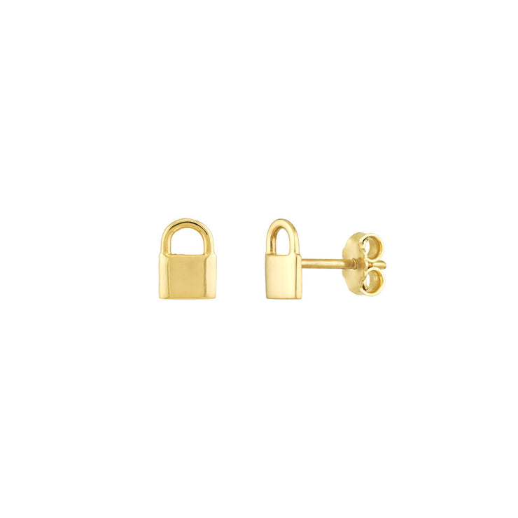 Mini Padlock Earrings