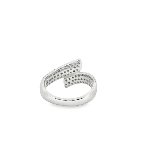 Diamond Pave Bypass Ring