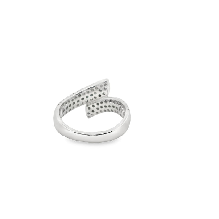Diamond Pave Bypass Ring