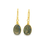 Labradorite Vermeil Earrings