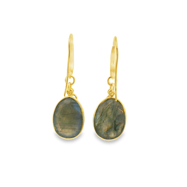 Labradorite Vermeil Earrings