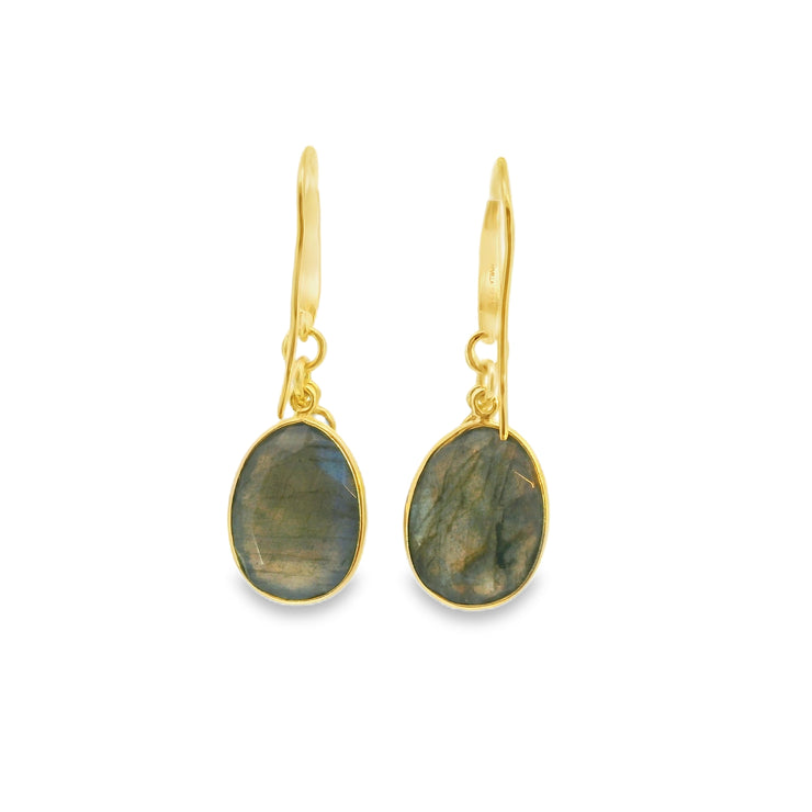 Labradorite Vermeil Earrings