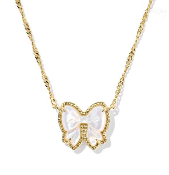 Kendra Scott Haley Bow Short Pendant Necklace