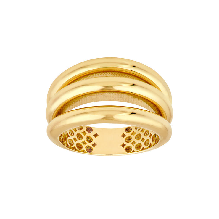 Three Row Tube Ring