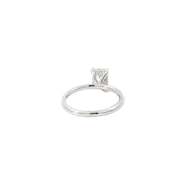 Lab Grown Emerald Engagement Ring