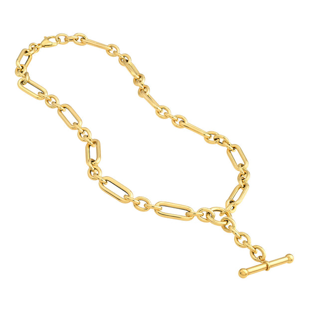 Lariat Oversized Open Link Necklace