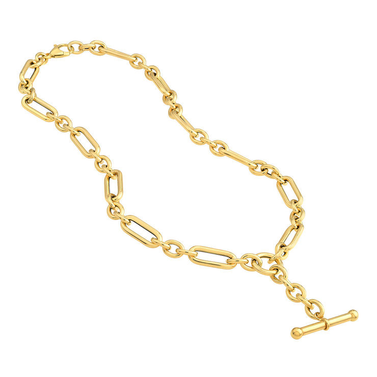 Lariat Oversized Open Link Necklace