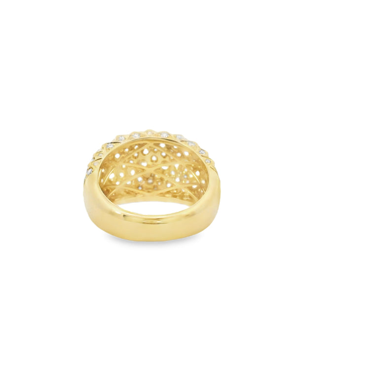 Scatter Pave Dome Ring