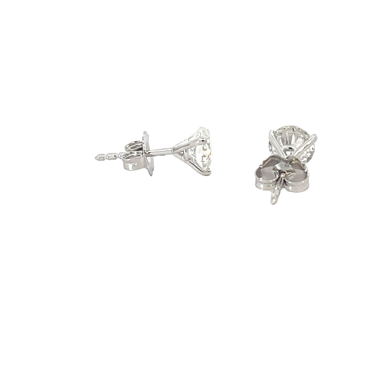 1.50 ct Diamond Solitaire Earrings