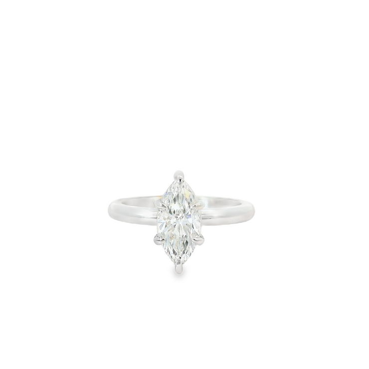 Lab Grown Marquise Engagement Ring