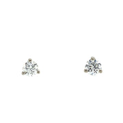 Diamond Solitaire Earrings