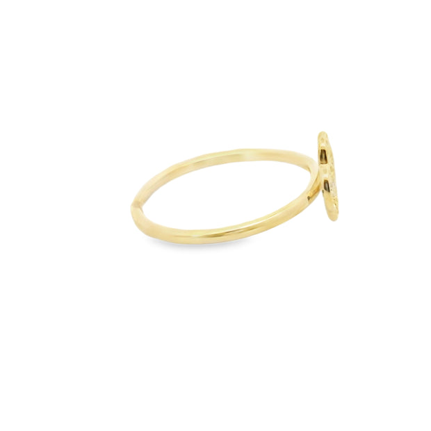 Diamond Pave Clover Ring