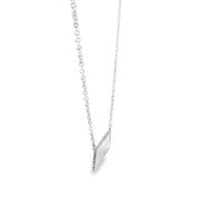 Diamond Halo Bar Pendant