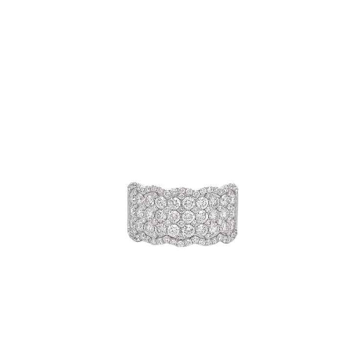 14 Karat White Gold Diamond Ring