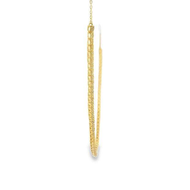Diamond Cluster Bar Necklace