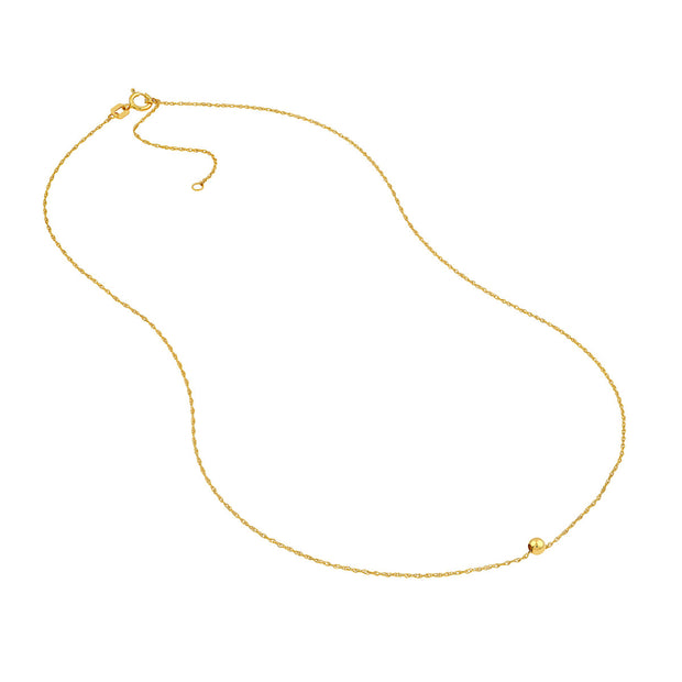 Single Bead Necklace