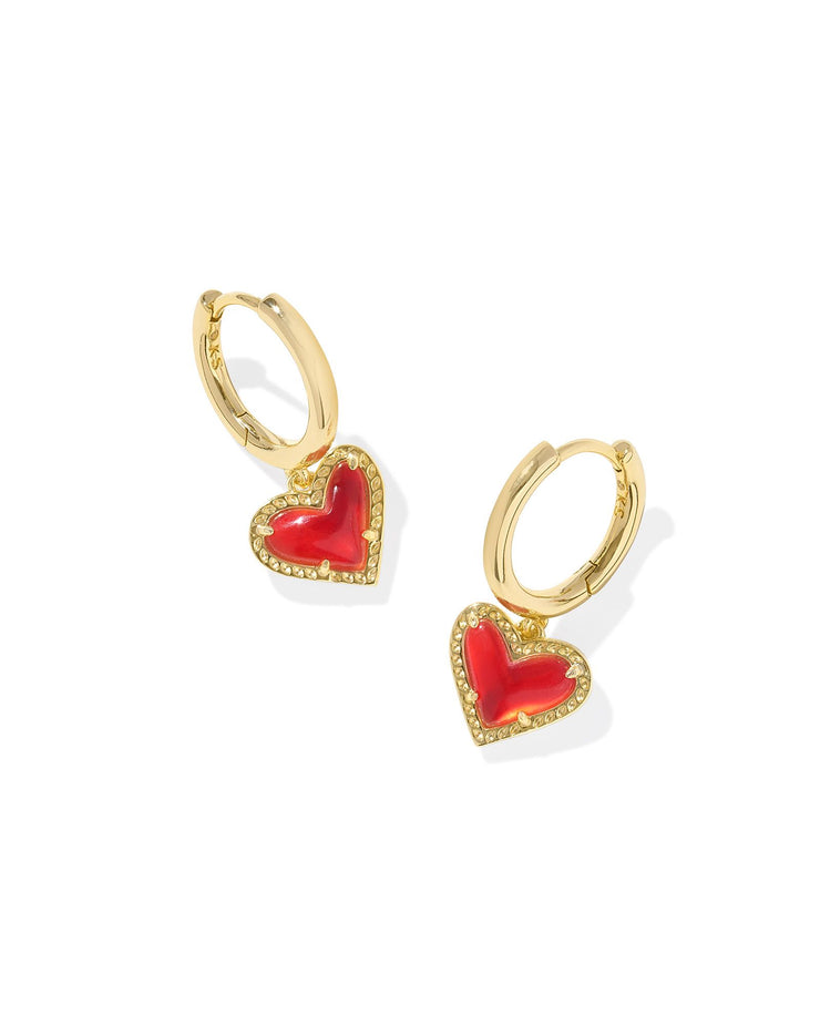 Kendra Scott Ari Heart Huggies