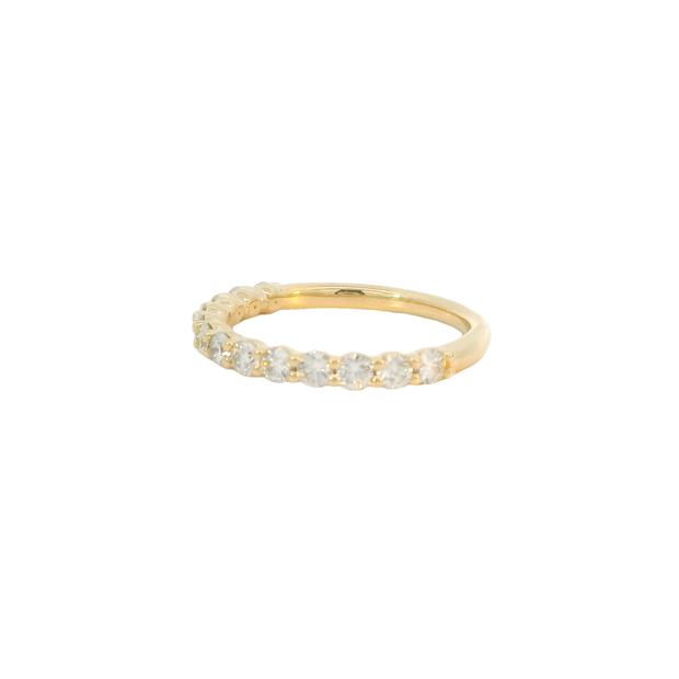 Yellow Gold Diamond Band