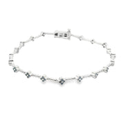 Sapphire Clover Bracelet