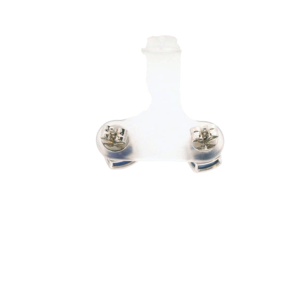 Bezel Set Sapphire Solitaire Earrings