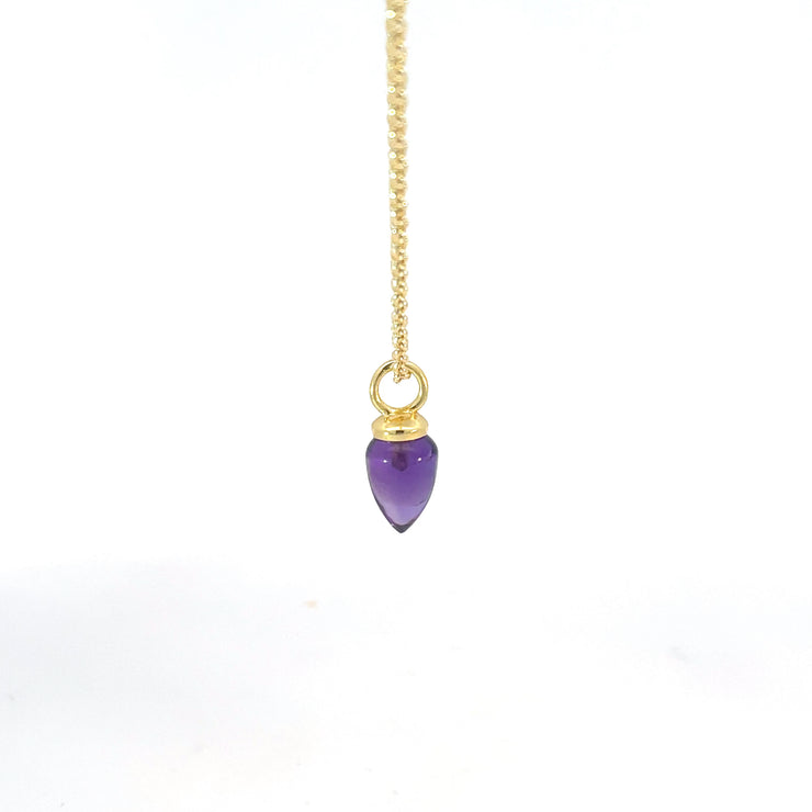Jorge Revilla Pendulum Collection Amethyst Necklace